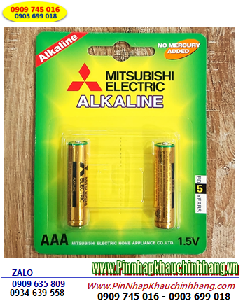 Mitsubishi LR03 _Pin đũa AAA 1.5v Alkaline Mitsubishi LR03 MN2400 chính hãng (Loại vỉ 2viên)